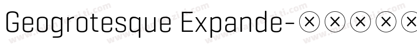 Geogrotesque Expande字体转换